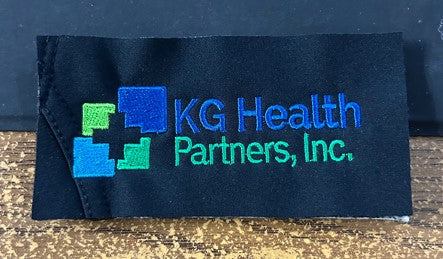 KG Health Partners Polo Shirt - Women's 100% Poly Double Knit Pique - Black