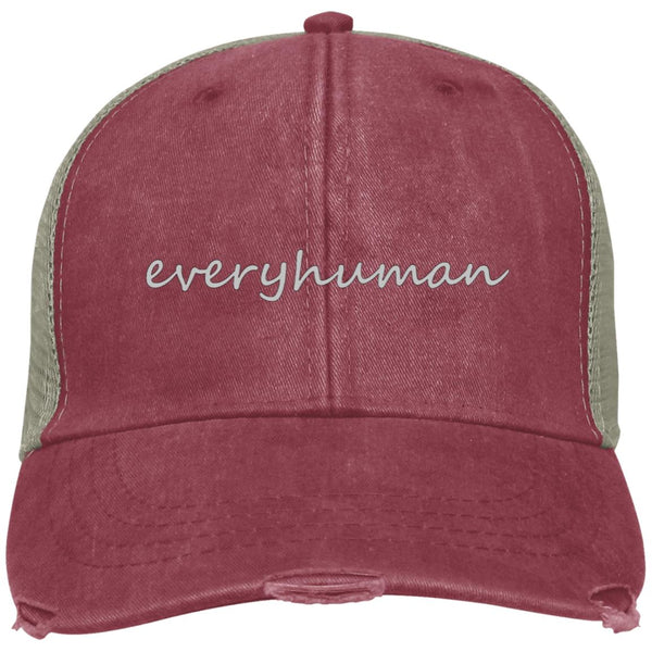 everyhuman® Embroidered Distressed Truckers Cap