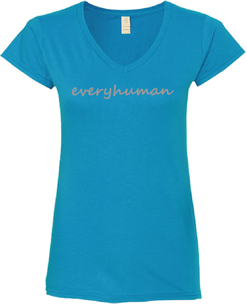 Women's Soft-Fit everyhuman® V-Neck T-Shirt